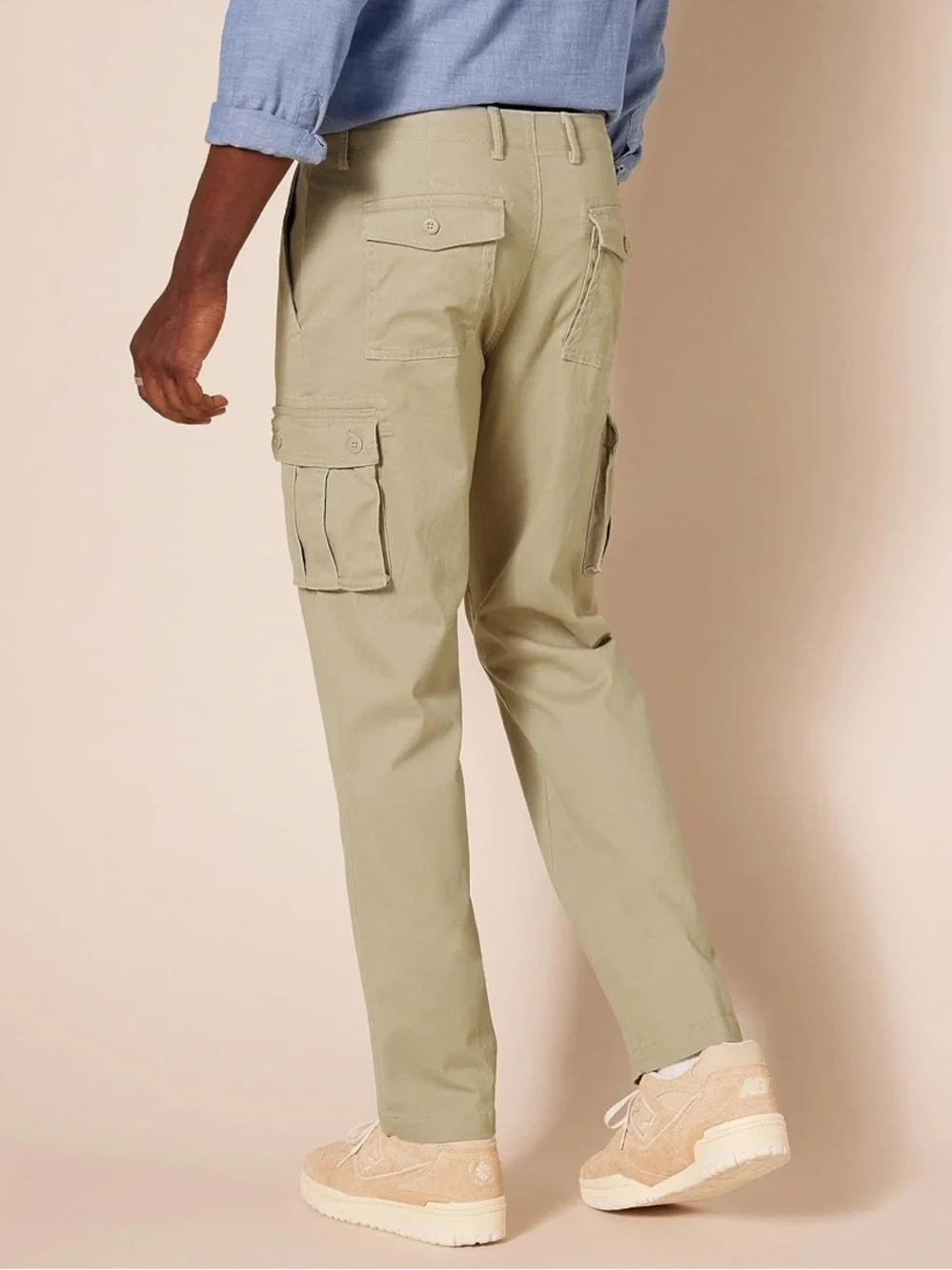 Men's Straight-Fit Breathable Stretch Cargo Pants 36x34